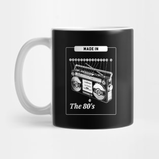 Made In The 80's Boombox Mug